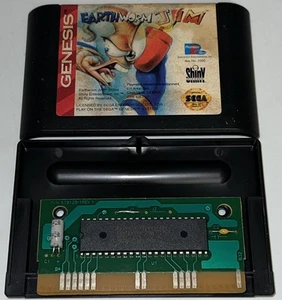 Earthworm Jim (Sega Genesis, 1994) testato autentico - Foto 1 di 11