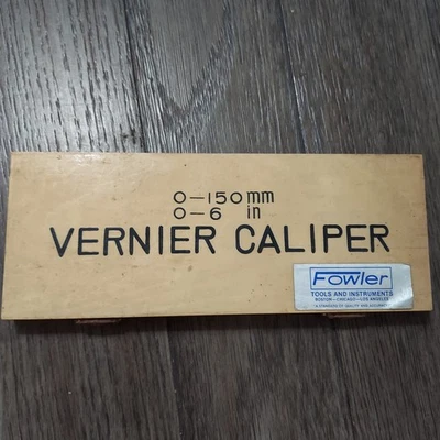 Vtg Fowler Vernier Caliper Model 12" Nice Shape In Hard Case - Image 1 of 4