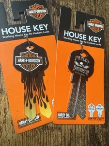 LOTTO 2 CHIAVI VUOTE HARLEY DAVIDSON HOUSE 87374 87376 - Foto 1 di 2