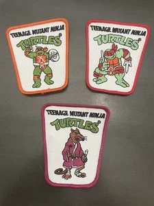 Vintage TMNT Teenage Mutant Ninja Turtles Collectible Patches - Picture 1 of 1
