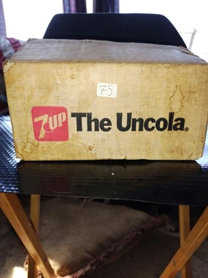 Vintage 7-Up Glasses "The Uncola" Upside Down Drinking Glasses (set of 3) - Image 1 of 4