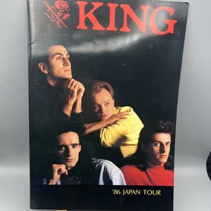 King 1986 Japan Tour Concert Program Paul King CBS SONY Love And Pride - Picture 1 of 11