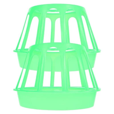  2 Pcs Hühner Futterautomat Vogelfuttersäule Futterspender Für Papageien - Bild 1 von 4