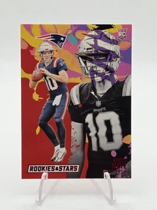  Drake Maye 2024 Rookie and Stars Longevity Rookie Red (RC) RE-DME Patriots  - Bild 1 von 4
