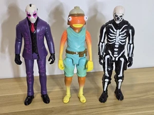 Fortnite 11 Inch Figure Bundle X 3 Jazwares Epic Games 2020 Wild Card Skull Fish - Picture 1 of 6