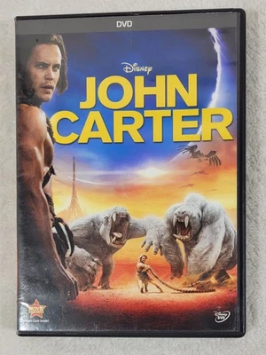 John Carter DVD 2012 Taylor Kitsch Willem Dafoe Lynn Collins Sci-Fi Steampunk - Image 1 of 3