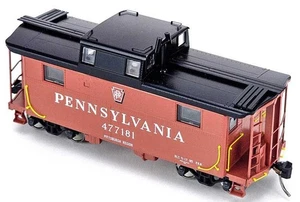 Bowser 43370 HO Scale N5 Caboose Pennsylvania #477250 Keystone Pittsburgh - Picture 1 of 1