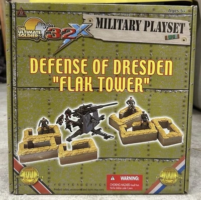 Ultimate Soldier WWII Defense of Dresden "Flak Tower" 1:32 Juego Militar ¡NUEVO EN CAJA! Foto 1 de 4