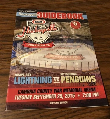 Programa de guía oficial del juego Kraft Hockeyville 2015 EE. UU. Foto 1 de 4