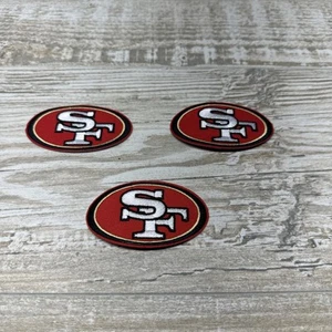 Menge 3 San Francisco 49ers 49'ers NFL Football bestickt Bügelbild Patch - Bild 1 von 8