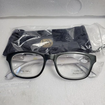 Lectores Joy Mangano, +3.00, Nuevos, Spring Temple, 100% Protección UV, Envío Gratis Foto 1 de 3