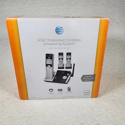 AT&T Cordless Phone with Digital Answering System 3 Handsets CL82315 New In Box - Image 1 of 4