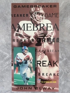 Fleer GameDay Gamebreakers 1994 John Elway #4 Broncos Tallboy Inserto - Imagen 1 de 2