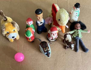 Vintage 1940s-50s Japanese Walking & Whine Toys- Most Working Cond Lot Of 8 - Picture 1 of 12
