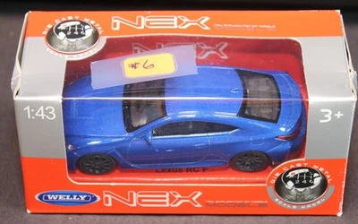 Lexus RC F Blue 1:43 Diecast Nex Models Welly in Box - Image 1 of 4