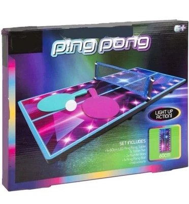LED Championship Ping Pong Table Top Games For Kids, 32cm x 38.5cm x 5.8cm - Image 1 of 2