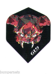 3 neue Sets Viper Demon Standardgröße Dart Flights 9 insgesamt Flights 2-D Glitzer - Bild 1 von 1