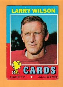 Larry Wilson Cardenales de San Luis 1971 Topps #20 Salón de la fama Utah Utes Rigby Idaho - Imagen 1 de 2
