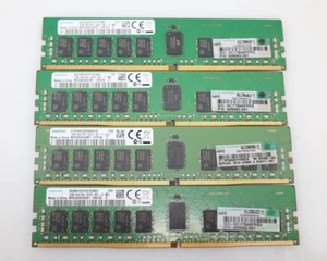 LOT 4x 16GB (64GB) Samsung M393A2K40CB1-CRC PC4-2400T DIMM Server Memory - Picture 1 of 2