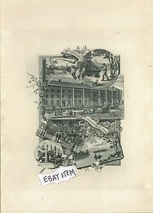 1883 tarjeta publicitaria RICHFIELD SPRINGS Nueva York NUEVA AMERICAN RICHFIELD SPA - Imagen 1 de 1