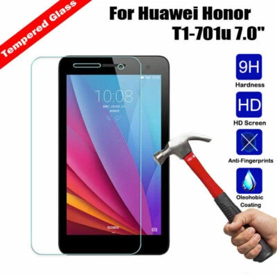 2Pcs Huawei M2 M3 T1 T3 Tablet Tempered Glass Film Screen Protector Cover Guard - Image 1 of 4