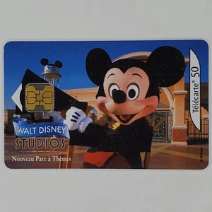 Disneyland Paris Resort Phone Card Walt DIsney Studios France Telecom French - Picture 1 of 1