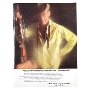 Van Heusen 417 Print Ad 1963 8x11" Vintage 60s Mens Clothing MCM Shirt - Bild 1 von 1