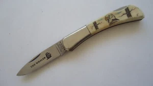 NATIONAL BLADE N.J. U.S.A. SMALL LOCKBACK KNIFE - Picture 1 of 14