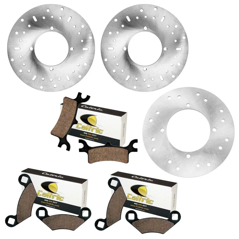 Nuevo rotor de disco de freno delantero trasero con pastillas para Polaris Sportsman 800 2005 2006 2007 Foto 1 de 1