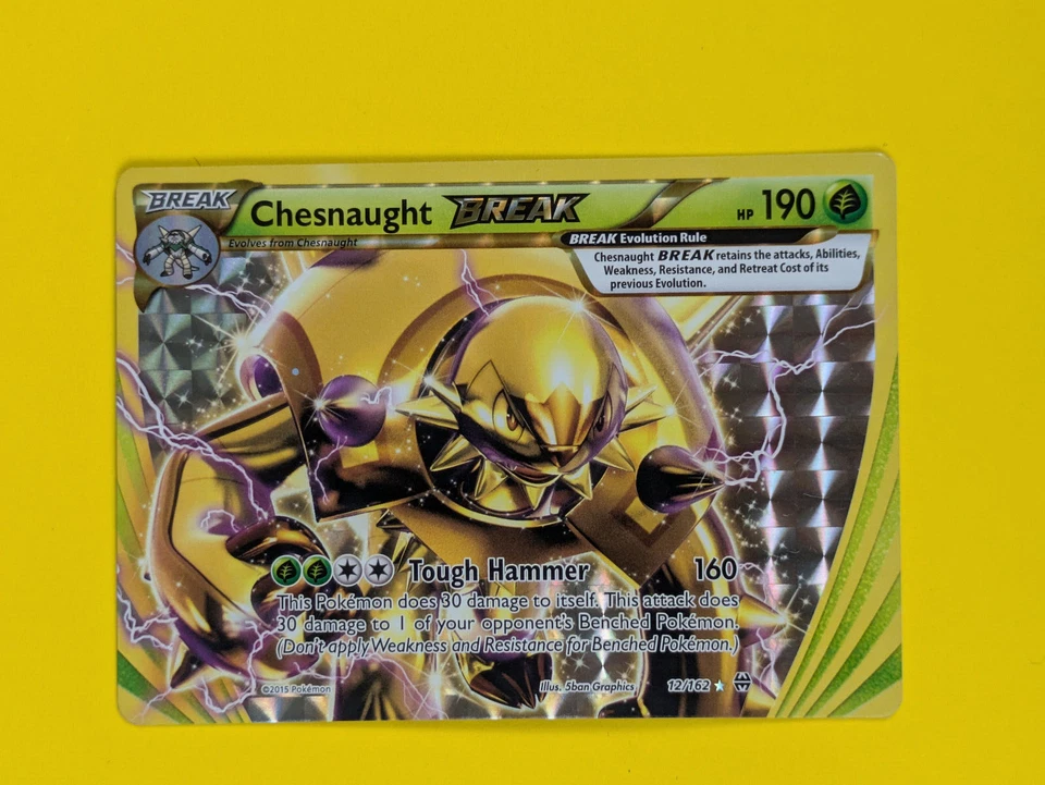 Chesnaught Break - 12/162 - Break Rare Breakthrough - Pokemon Card - NM - Image 1 of 2