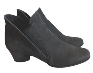 ARCHE MUSC SUEDE CHARCOAL GRAY BOOTIES US 6.5 / EU 37.5 - Picture 1 of 8
