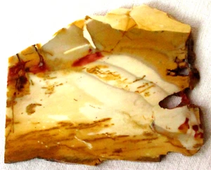 Mookaite Slab - Red - Gold - White - 162 Grams - Australia - Picture Jasper - Picture 1 of 2