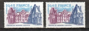 France 2064b Tropical and Normal Gum Variety Maisons Lafitte New** VF MNH 30 - Picture 1 of 2