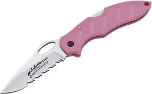 H.J. Justin & Son Action R Pink Folding Pocket Knife 01JU092P