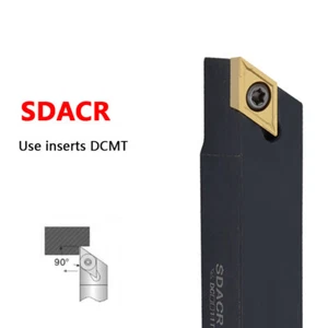 SDACR SDACL 8mm 10mm 12mm 16mm 20mm CNC Soporte de herramientas de torneado externo para DCMT - Imagen 1 de 6
