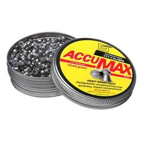 Webley AccuMAX Heavy Weight .177 Calibre Air Gun Pellets 10.65 Grains 400 Tin - Picture 1 of 1