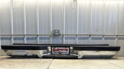 1988-2000 Chevy Silverado GMC Sierra C/K 1500 2500 Chrome Complete Rear Bumper - Image 1 of 4