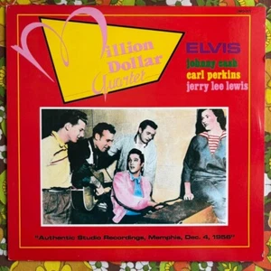 Elvis Presley Carl Perkins Million Dollar Quartet Vinyl LP Record VG+ - Picture 1 of 3