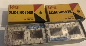 2 Boxes King 35 mm Slide Holders 50 Sheets Each - Vintage Asanuma Co. Japan - Picture 1 of 6