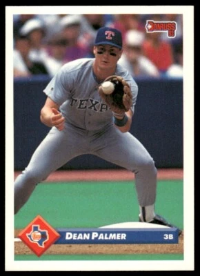 1993 Donruss #339 Dean Palmer Texas Rangers - Image 1 of 2