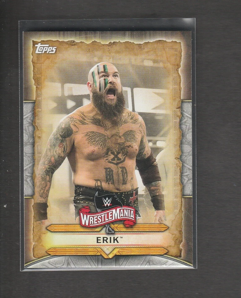 ERIK #WM-24  2020 WRESTLEMANIA  ROSTER CARD NICE!**** Foto 1 de 1