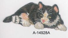 3.5" Japanese Bobtail Cat Embroidery Patch