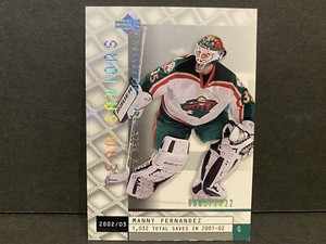 2002-03 Upper Deck Mask Collection /1032 Manny Fernandez #110 Hockey Card NHL!