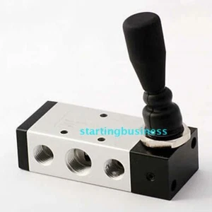 For 4H210-06 4 Way 2 Position 1/8"NPT Hand Lever Pneumatic Valve - Picture 1 of 1