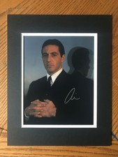 Al Pacino,The Godfather  Autograph 8x10 color photo!  COA!  NICE!