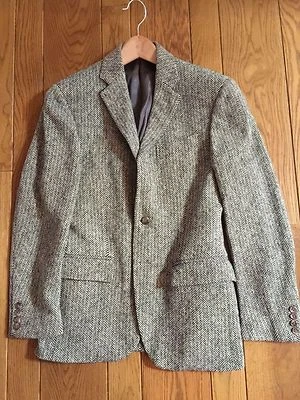 Polo Ralph Lauren Mens Herringbone Tweed Sport Coat Virgin Wool Italy 37S - Image 1 of 4