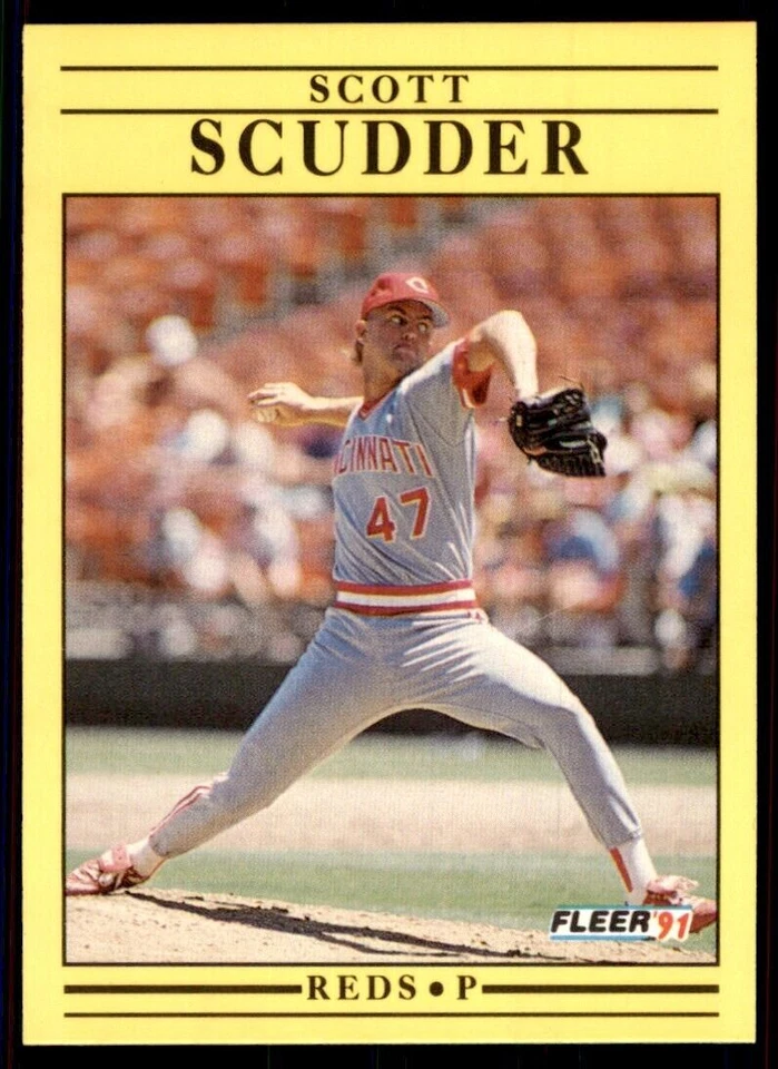 1991 Fleer Scott Scudder Baseball Cards #81 - Image 1 of 2
