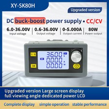 XY-SK80H CNC DC-DC Buck Boost Converter CC CV 0.6-36V 5A 80W Power Supply Module