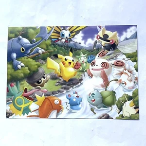 Pokemon al fiume - Daisuki Club 2004 Cartolina Pikachu, Magikarp - Kouki Saitou - Foto 1 di 15