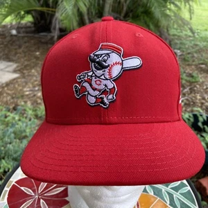 Cappello New Era Cincinnati Reds Mr. Red Logo Snapback MLB 9FIFTY Nuovo con etichette! - Foto 1 di 8